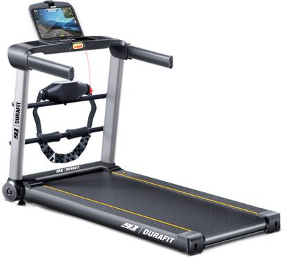Durafit Ace Pro Multifunction 4.5HP Peak BLDC | 16km Speed | 20-Auto Incline | Home Use Treadmill (Max Weight:120 kg)