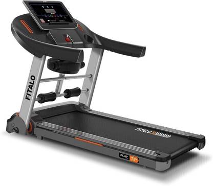 Fitalo PlayT2 Plus (4HP Peak) Multifunction Machine with Massager for Home Use Treadmill (Max Weight:90 kg)