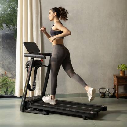Cult SmartStrideCorePlus BLDC Motor (4HP Peak) with Massager | Max Weight: 120kg Home Treadmill (Max Weight:120 kg)