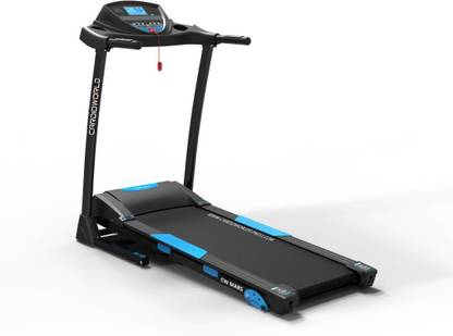 Cardio World Treadmill MARS Motor Power 3.5 HP, Speed range 16km/h, 3levels manual incline Treadmill (Max Weight:110 kg)