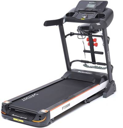 FITKIT by Cultsport by cult FT350M (5.5HP Peak) Max Weight:120Kg & 12 Preset Program For Home Gym Treadmill (Max Weight:120 kg)