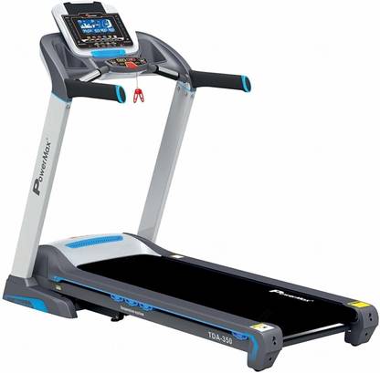 Powermax Fitness TDA-350 (6HP) 400m Track UI, 18 Level Auto Incline, Motorized Treadmill (Max Weight:120 kg)