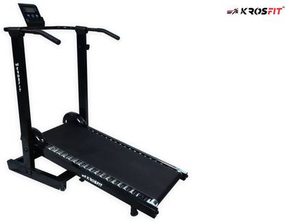 KROSSFIT Treadmill Push | Manual Treadmill | Running Machine Treadmill (Max Weight:200 kg)