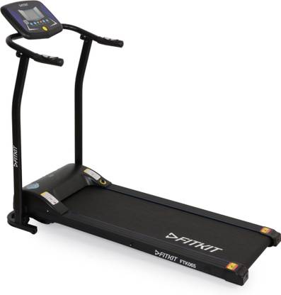 FITKIT by Cultsport FTK065 (2HP Peak Power) Easy Lubrication with Free Diet Plan,Trainer & Installation Services Treadmill (Max Weight:100 kg)