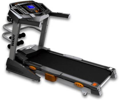 Durafit Solid Multifunction Peak 4HP AC Motorized Treadmill (Max Weight:120 kg)