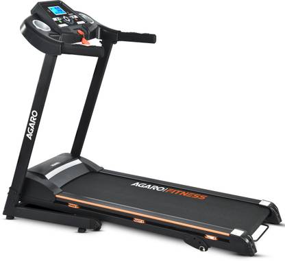 AGARO Fitness Strive 1.75HP Motorized Treadmill With Manual Incline Treadmill (Max Weight:110 kg)