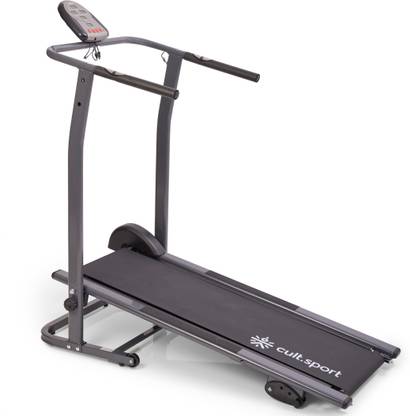 FITKIT by Cult FT801S Single Function With Max Weight: 100Kg For Home Gym Manual Non Motorized Treadmill (Max Weight:100 kg)