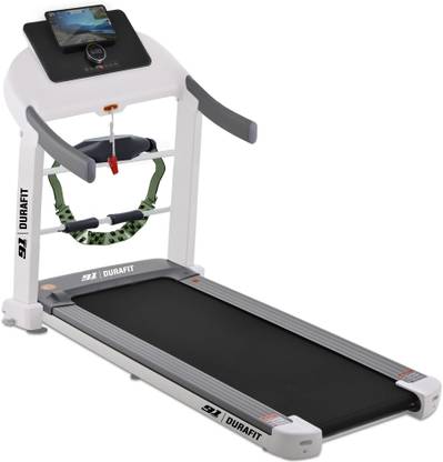 Durafit Sprint Multifunction 5HP Peak 140Kg Max Weight | 16km Speed | Home Use BLDC Treadmill (Max Weight:140 kg)