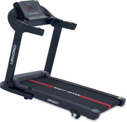 Maxpro IM5001 2.5HP Peak DC Motor with Max. Speed 12km/hr, Motorised Folding Treadmill (Max Weight:90 kg)