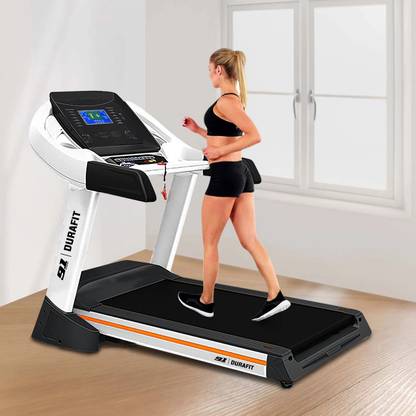 Durafit Ranger 7 HP Peak |150Kg User Weight| 18 Level Incline| 18Km Speed | Foldable Treadmill (Max Weight:150 kg)