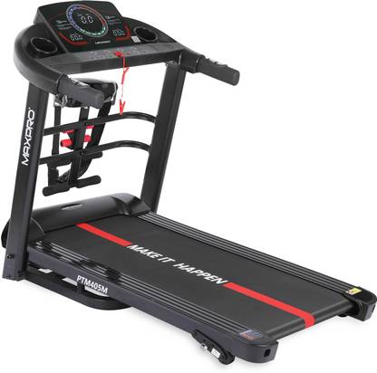 Maxpro PTM405M 4.5HP Peak DC motor Multifunction , Free Diet Plan,LED Display Treadmill (Max Weight:110 kg)