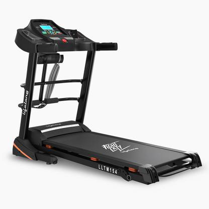 Lifelong with Massager -4.5 HP Peak Motorized - 3 Manual Incline Treadmill (Max Weight:120 kg)