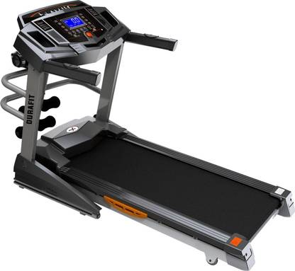 Durafit Surge Multifunction 2.0 HP Auto-Incline Treadmill (Max Weight:120 kg)