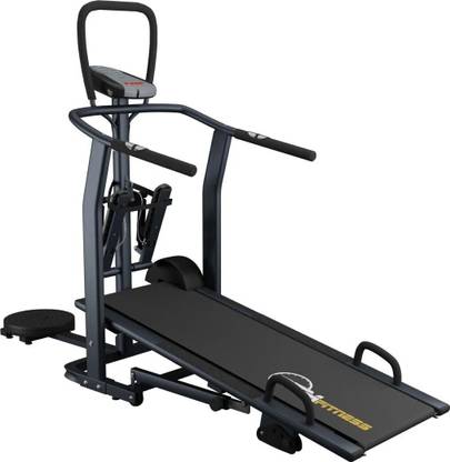 RPM Fitness by Cult RPM800 4 in 1 Multifunction For Men & Women HomeGym Workout Non Motorized Manual Treadmill (Max Weight:100 kg)