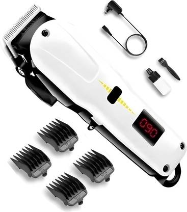 ChinuStyle Trimmer for Man, Shaver USB Charging & 4 Combs for Hairs, Beard And Moustaches Fully Waterproof Body Groomer 200 min  Runtime 5 Length Settings