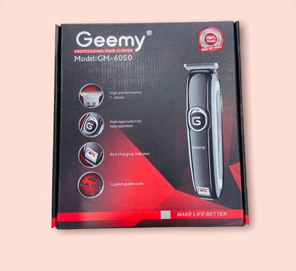 Geemy GM - 6050 Trimmer 120 min Runtime 4 Length Settings