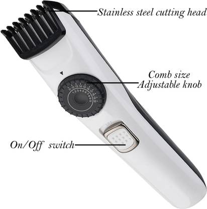BBDD New Heavy duty Cordless Trimmer with Waterproof Trimmer 80 min  Runtime 4 Length Settings
