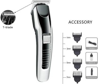 Zeus Volt HTC AT - 538 Trending Professional Rechargeable Hair Clipper and Trimmer Trimmer 60 min  Runtime 4 Length Settings