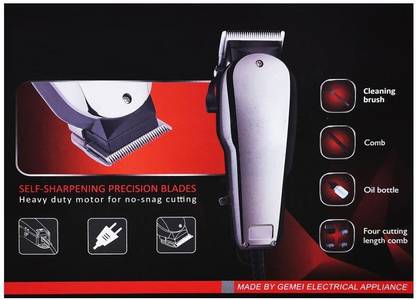 WunderVoX WV-1030 Trimmer Shaver Zero machine System Fully Waterproof Body Groomer 0 min Runtime 4 Length Settings