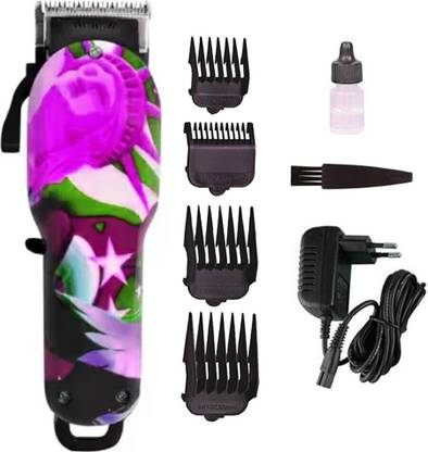 Port Rechargeable round angle rich and classy clipper with long lasting battery Trimmer 120 min  Runtime 4 Length Settings