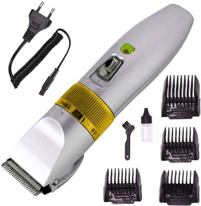 DHFH Powerful Hair Clipper Waterproof Trimmer Hair Salon Plug-in crodlees Clipper Fully Waterproof Trimmer 45 min  Runtime 1 Length Settings