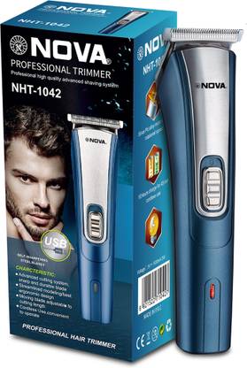 NOVA NHT 1042 USB Trimmer 60 min  Runtime 5 Length Settings