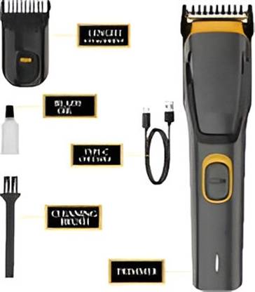 ALAMPAR Men Cordless Hair And Body Grooming Trimmer Kit Grooming Kit 90 min  Runtime 4 Length Settings