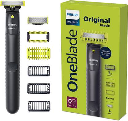 PHILIPS OneBlade QP1624/10 Grooming Kit 30 min  Runtime 3 Length Settings