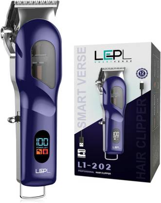 LEPL L1-202 Smart Professional Hair Clipper with Led Display Trimmer 180 min  Runtime 4 Length Settings