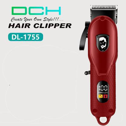 DCH DL-1755 a Multicolor Rechargeable Hair Clipper With Digital Display Trimmer 120 min  Runtime 4 Length Settings