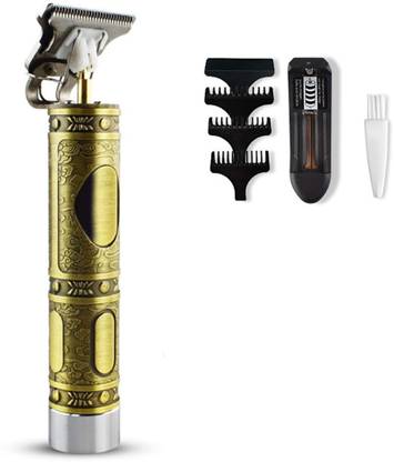 JPRO Ergonomic full Metal Body Trimmer with Sharp Stainless Steel Blade Trimmer 120 min Runtime 3 Length Settings