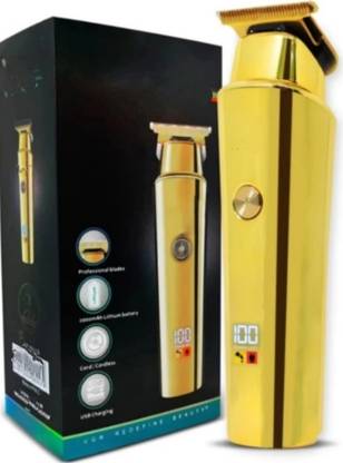 singh Macro tach body professional hair trimmer Clipper led display rechargeable Trimmer 120 min  Runtime 4 Length Settings