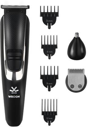 WROGN WT009F Trimmer 180 min Runtime 4 Length Settings  (Black)