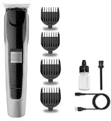dhriyag Trendy Styler Trimmer Stainless Steel Sharp Blade Beard Shaver Fully Waterproof Grooming Kit 90 min  Runtime 4 Length Settings