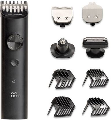 Mi Grooming kit Pro Fully Waterproof Trimmer 90 min  Runtime 40 Length Settings