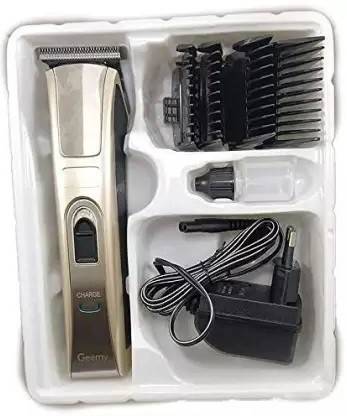Geemy GM 657 Trimmer 60 min  Runtime 4 Length Settings