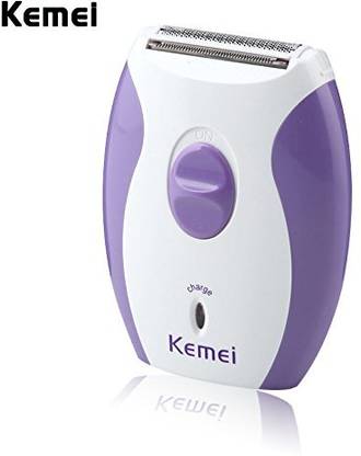 Kemei KM-280R Ladies Portable Rechargeable Shaver full Body Grooming Kit Body Groomer 45 min  Runtime 0 Length Settings