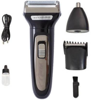 Geemy B Rechargeable Shaver & Trimmer Set for Men & Women Grooming Kit 60 min  Runtime 3 Length Settings