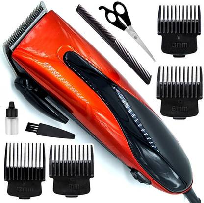 MSDIN Waterproof Professional Corded Beard Mustache Hair Trimmer High Power Hair Clipper Electric Razor (0.8mm to 12mm Trimming Range) 67 Fully Waterproof Body Groomer 0 min  Runtime 4 Length Settings