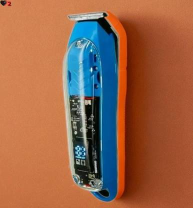 Stybits X205 M853T Transparent Hair Clipper Power Display & Electric Trimmer for Men Fully Waterproof Trimmer 140 min  Runtime 3 Length Settings