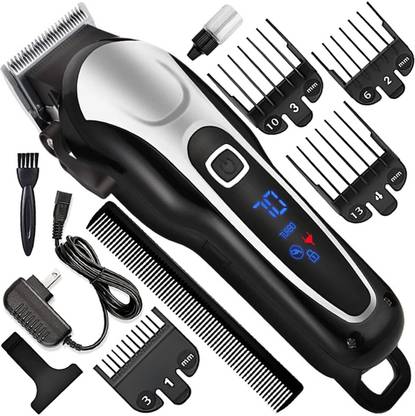 GroomHQ AF New Professional Hair Clipper Razor Rechargeable Grooming Kit Beard Moustache Fully Waterproof Trimmer 240 min  Runtime 8 Length Settings
