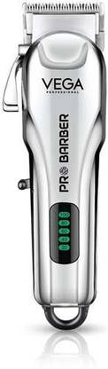 VEGA PROFESSIONAL PRO BARBER CORD/CORDLESS VPVHC-09 CLIPPER Trimmer 180 min  Runtime 4 Length Settings