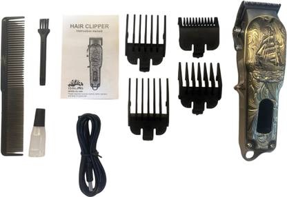 DALING DL-1662 Professional Rechargeable Led Display Hair Clipper Heavy Trimmer 180 min  Runtime 6 Length Settings
