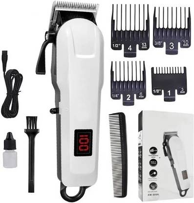 Dazzel Flex 538 hair trimmer | hair cutting machine men | beard trimmer men | shaving machin Fully Waterproof Trimmer 240 min  Runtime 4 Length Settings