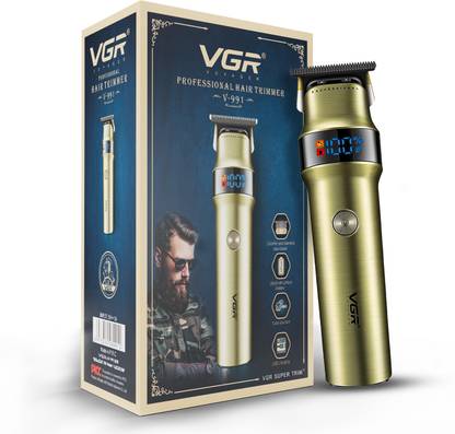 VGR V-991 Professional Hair Trimmer For Men Trimmer 400 min  Runtime 4 Length Settings
