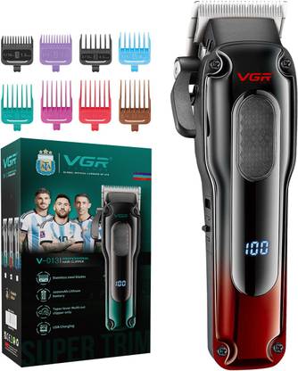 VGR V-013 Professional Trimmer 200 min  Runtime 13 Length Settings