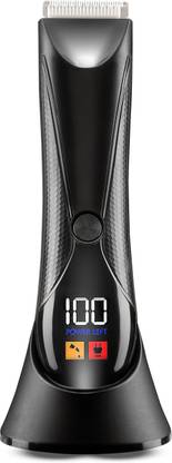 VEGA Cleanball Body Trimmer for Men with LED Flashlight, Shower Friendly Fully Waterproof Trimmer 90 min  Runtime 4 Length Settings
