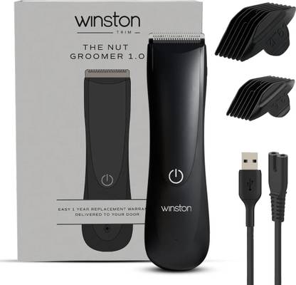 Winston Nut Groomer 1.0 Ultimate Body IPx7 waterproof design Fully Waterproof Trimmer 90 min  Runtime 5 Length Settings