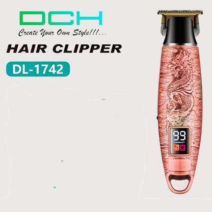 DCH DL-1742 h Multicolor Rechargeable Hair Clipper With Digital Display Trimmer 120 min  Runtime 4 Length Settings