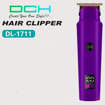 DCH DL-1711 f Multicolor Rechargeable Hair Clipper With Digital Display Trimmer 120 min  Runtime 4 Length Settings